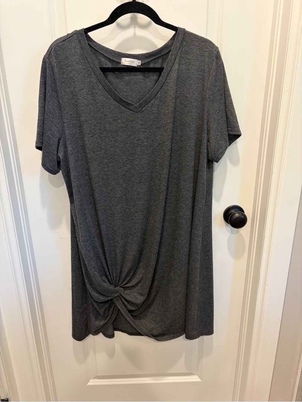 Charcoal Gray casual dress 2xl